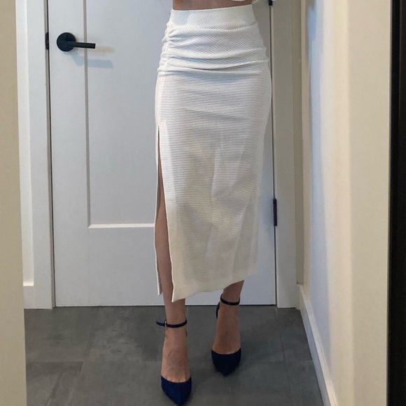 Zara Draped Cropped top and midi skirt - Picture 8 of 8